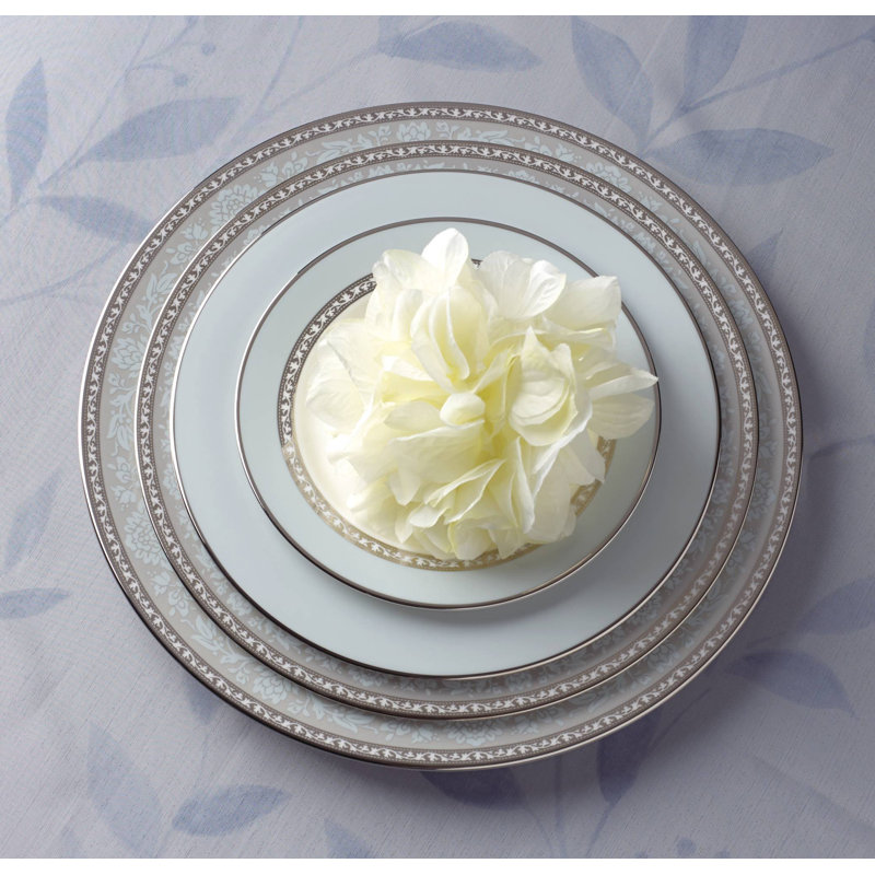 Lenox Westmore White and Blue Bone China 5-Piece Place Setting