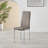 Edward Wood Effect Pedestal Dining Table Set with Luxury Faux Leather Dining Chairs-642349237-642349226