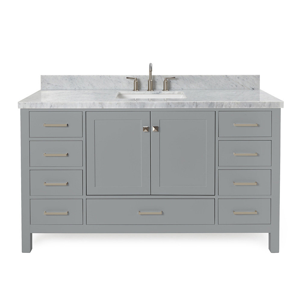 Grevera Modern 61" Single Bathroom Vanity Set Hokku Designs Base 