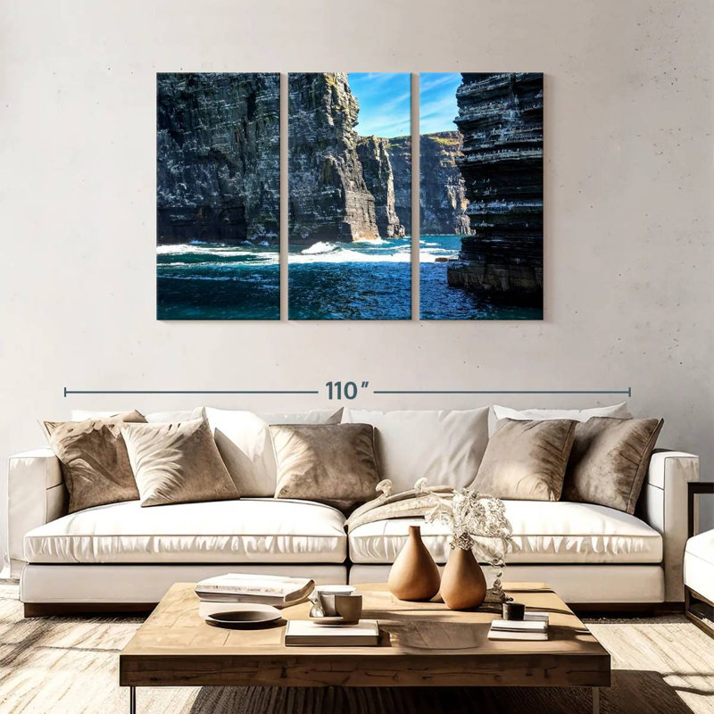 Nicci Sea Cliffs, 48" H x 74" W