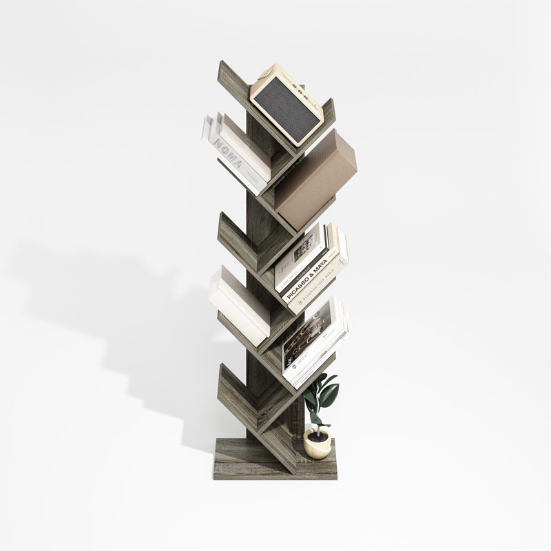 Bibliothèque sur pied George Oliver Gola, Chêne gris
