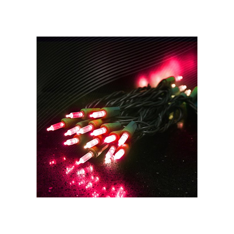 Guirlande de 50 lumières, Rouge