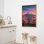 Montagne, paysage de montagne, art mural, impression sur toile, décoration murale de chambre à coucher