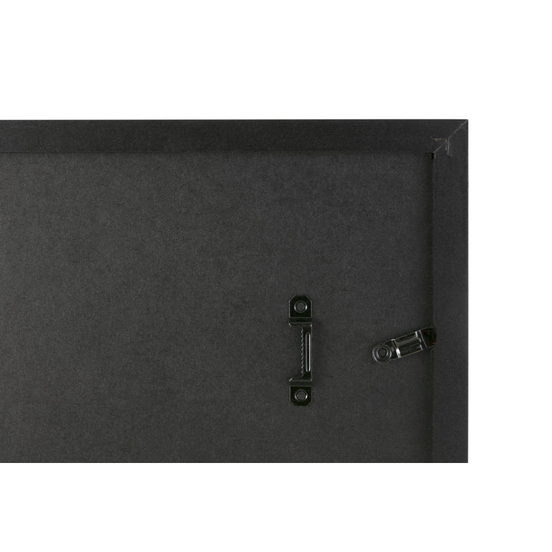 Fien Wood Matte Picture Frame with Mat, Black