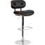 Tabouret de bar pivotant à hauteur ajustable Wooler-24417382