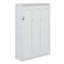 Lit escamotable double pleine grandeur - Tablettes incluses