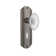 Deco Plate with Decorative Keyhole and Crystal Victorian Knob