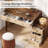 Deovian 5-Drawer Two-Tone Makeup Vanity