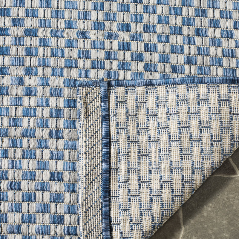 Tapis intérieur / extérieur performance Dirks, Rond 6 pi 7 po