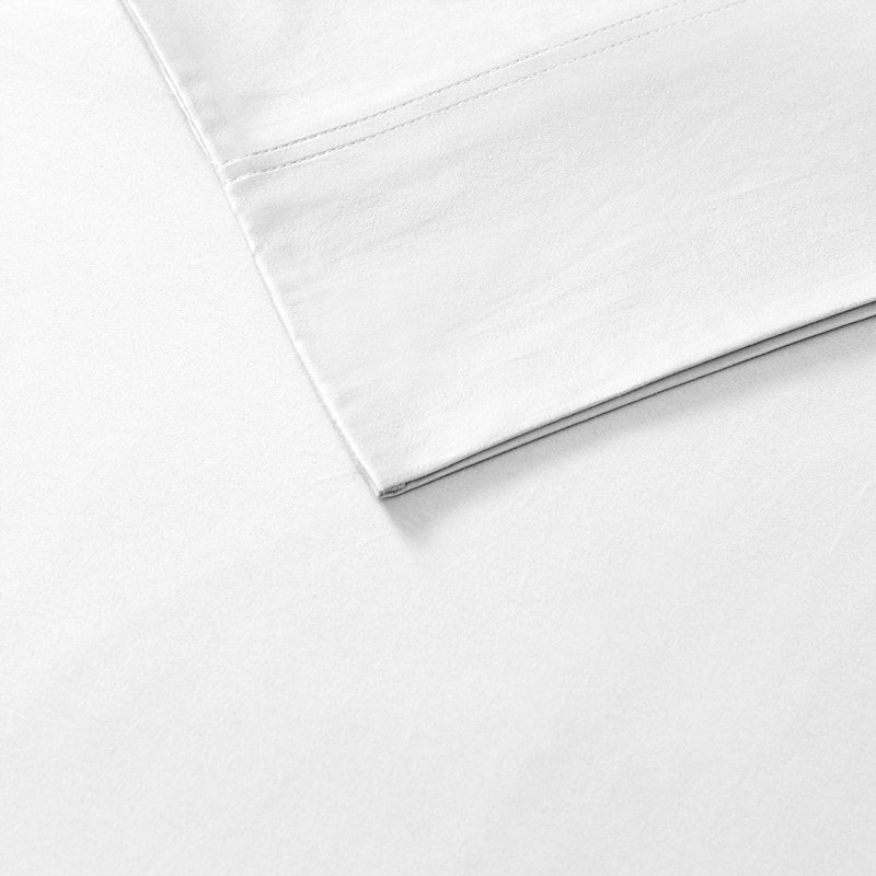 100% Cotton Ultra-Light Flat Sheet, Twin Flat Sheet, White