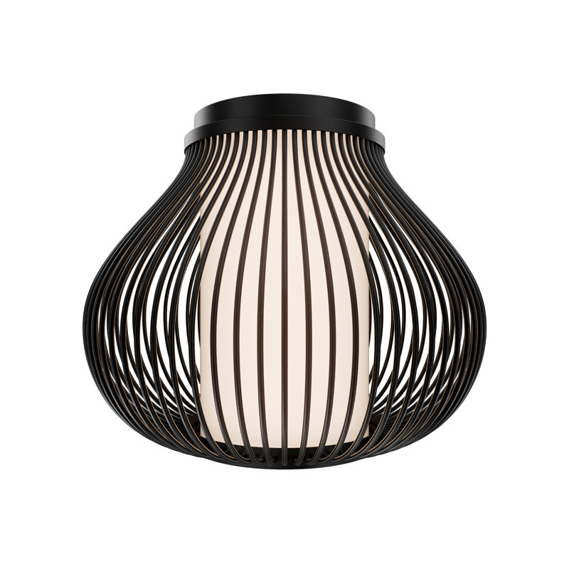 Poppin Indoor/Outdoor Dimmable LED Flush Mount With Built In Color Temperature Switch from 2700K/3000K/3500K/4000K