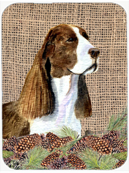 Caroline's Treasures Springer Spaniel Glass Cutting Board