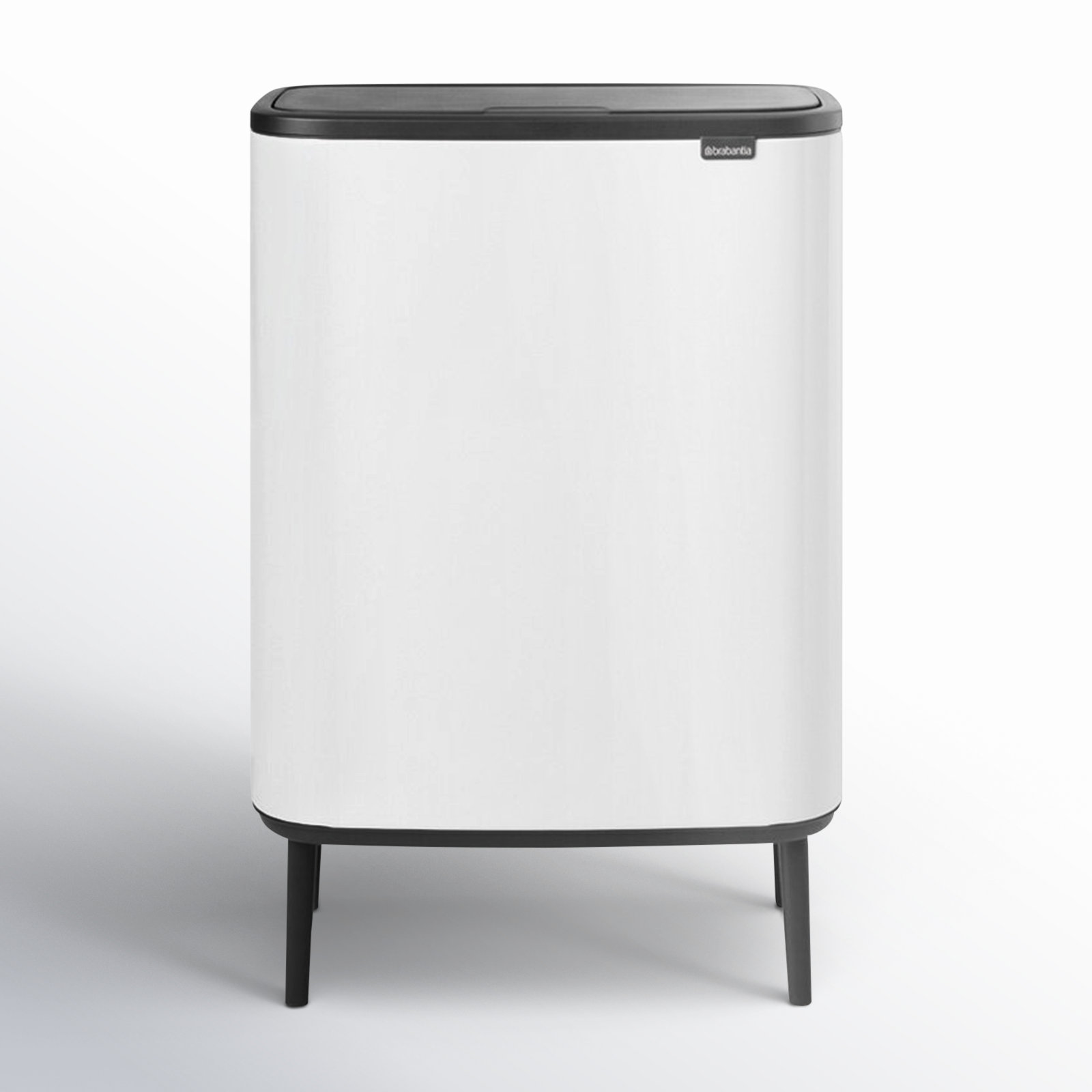 Brabantia Bo Hi Touch Dual Recycling Can, White
