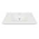 MEBO 42'' White Reinforced Acrylic Rectangular Bathroom Sink with Overflow