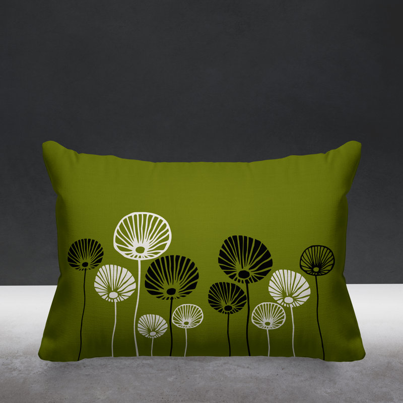 Coussin décoratif intérieur / extérieur Huber, Chartreuse