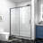 privdr 56"-60"W X 71" H Pivot Swing Framed Shower Door Width Adjustment without Cutting dwith 1/4" Tempered Clear Glass-106892105