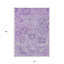 Tapis lavande 10 po x 14 po lavande et gris