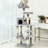 gray cat tree