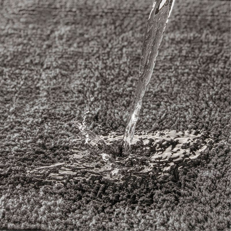 100% Cotton Tufted 3000 GSM Reversible Bath Rug-24X72", Charcoal, Single - 72" L x 24" W