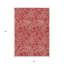 Tapis extérieur lavable abstrait rouge et ivoire 3 pi x 5 pi