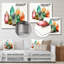 Vert et orange, pierre spirituelle Blooms - pierre spirituelle, art mural en métal-282625350
