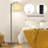 Kyeria Arc/Arched Floor Lamp with Remote Control and Smart Bulb Included-1249119014