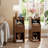 Space-Saving Narrow Nightstand with Charging Station