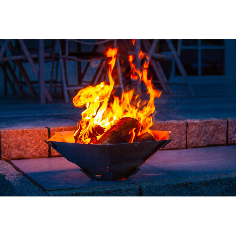 Hexagon Steel Smokeless Fire Pit