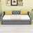 Twin XL Upholstered Daybed with LED Belt and Twin XL Trundle-683045812