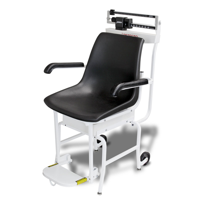 Échelle de chaise roulante fixe geriatric digital, 48 po x 48 po