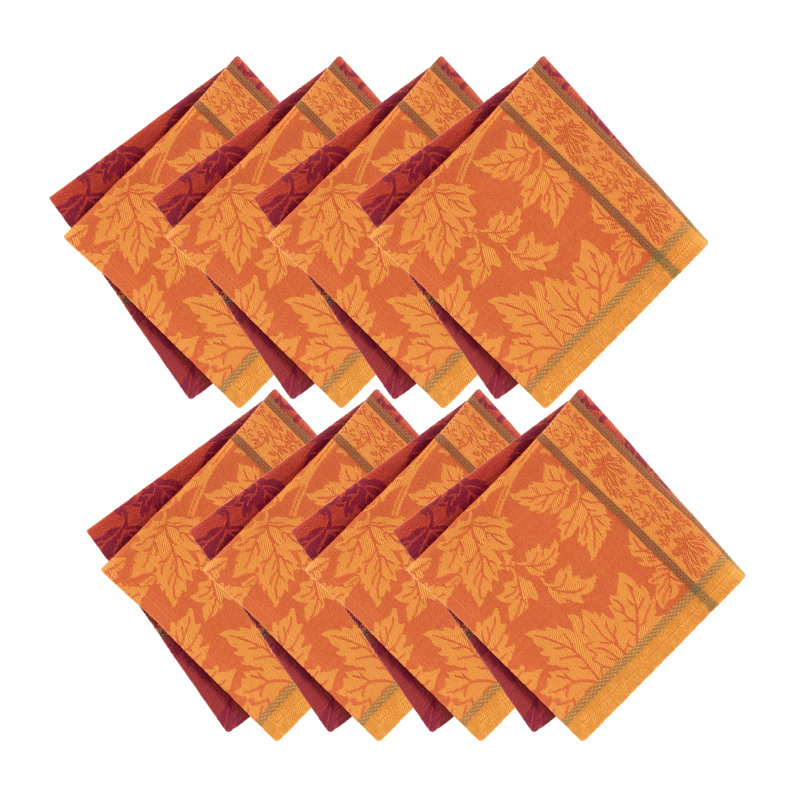 Serviettes en coton Erida, 17 po x 7 po