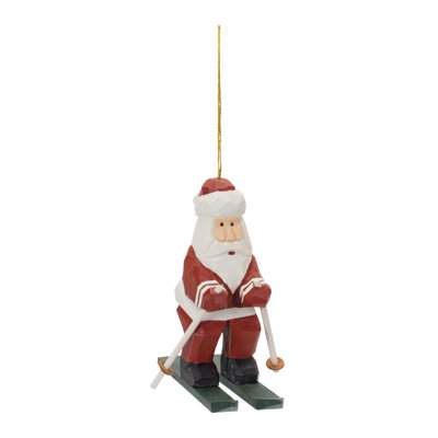 Gunjan 5.25'' Wood Hanging Figurine Ornament