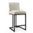 Upholstered Counter Stool with Steel Frame-54500708