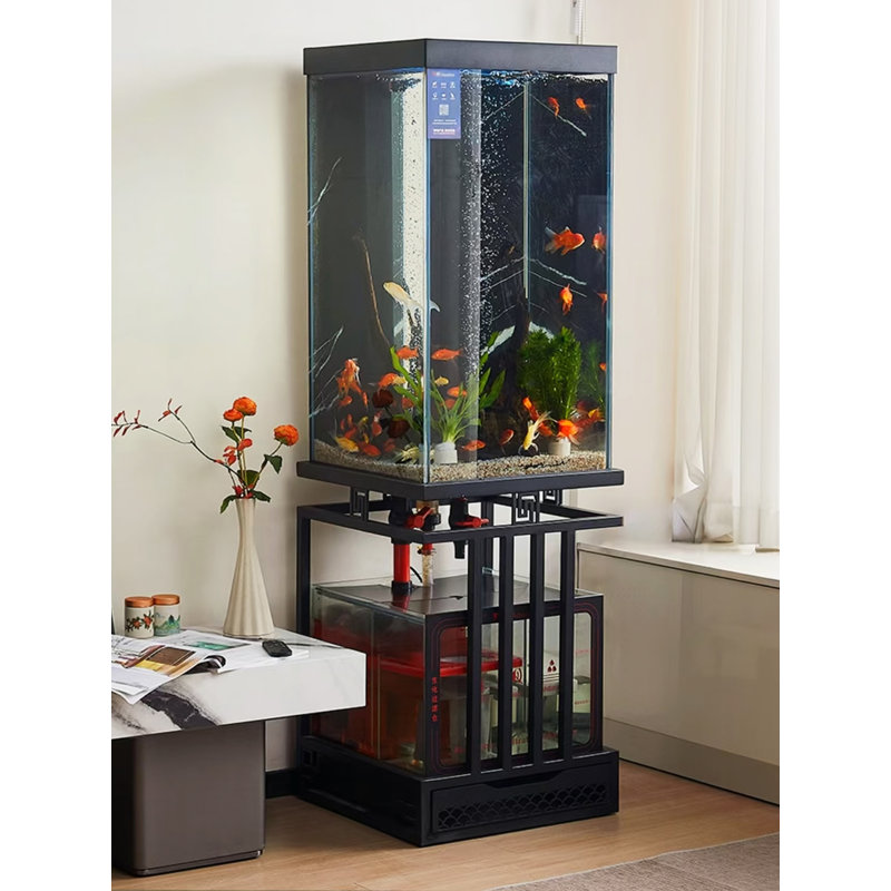 Réservoir d'aquarium en verre blanc industriel de style industriel