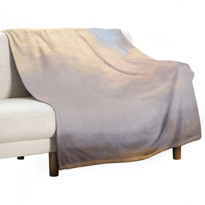 Jeté en flanelle Misty Landscape Art Luxury, 40 po x 50 po