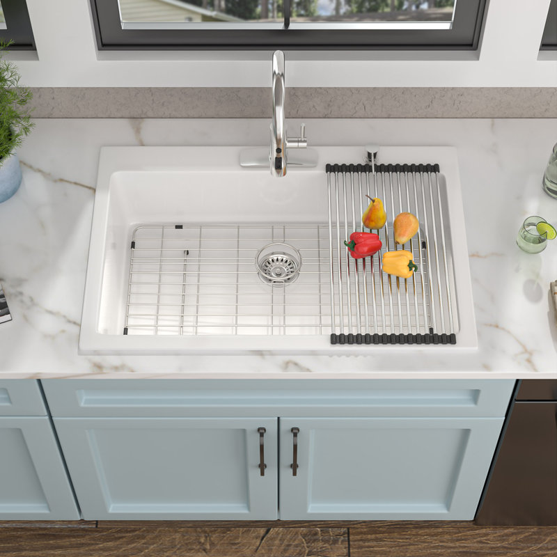 33'' L Single Bowl Quartz Kitchen Sink