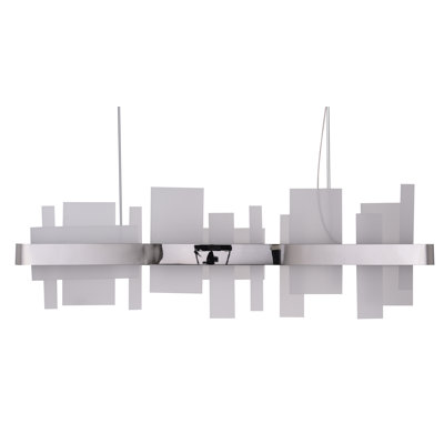 Luminaire suspendu géométrique unique