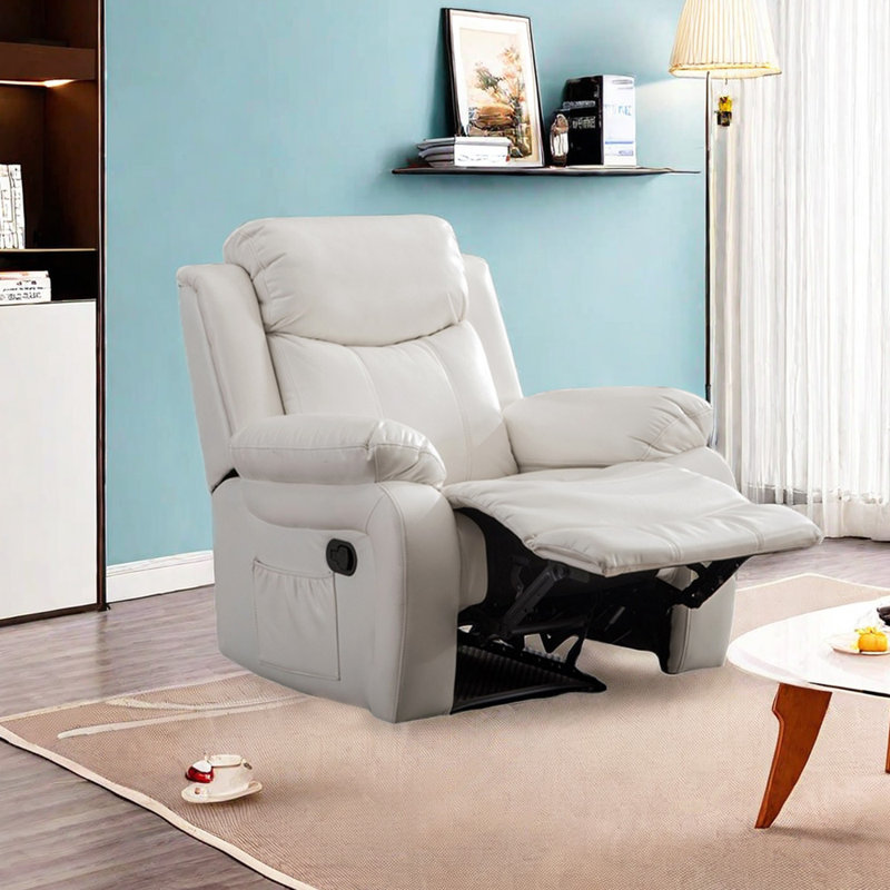 Fauteuil inclinable Isuf, Beige gris