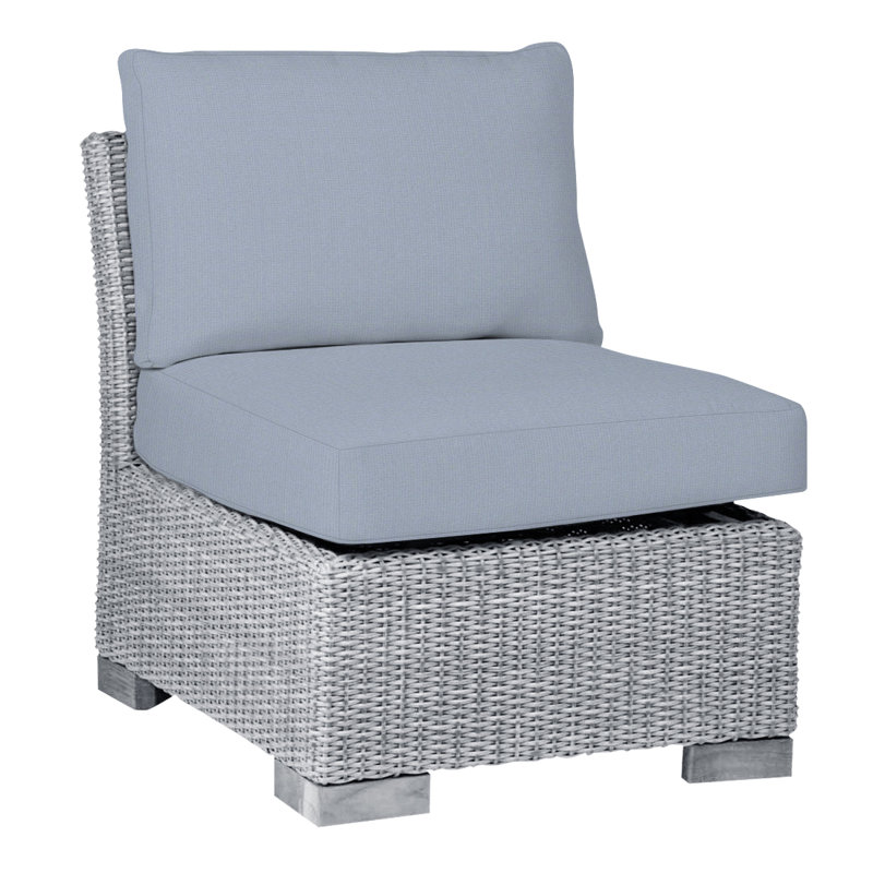 Fauteuil de chambre club tissé - Huître, Pas de soudure, Chambray tonnelle, Huître