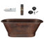Premier Copper Products BSP5_BTM72DB Bathtub And Drain Package