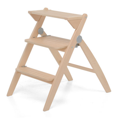 2 - Step Wood Small Step Ladder