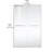 48'' - W x 76'' H Double Added Door Frameless Shower Door with-85752694
