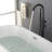 2 Handle Floor Clawfoot Tub Faucet with Diverter-60221116