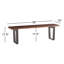 Loft Solid Wood Dining Bench