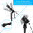 Black Solar Powered Integrated LED Pathway Light Kit