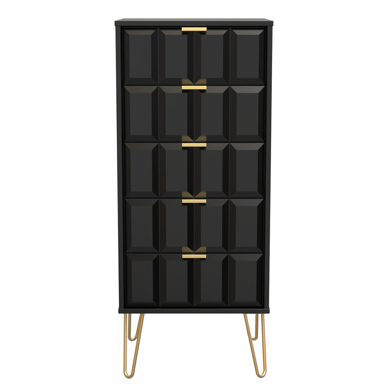 Aldrik 45cm W Manufactured Wood Bedside Table