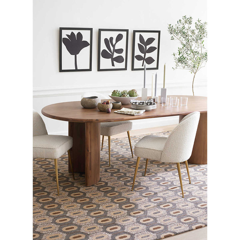 Stowe Hand Micro Hooked Wool Rug, Rectangle 2' x 3'
