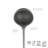 Tovolo Silicone Ladle with Stainless Steel Handle for Soups Stews and Sauces, Charcoal
