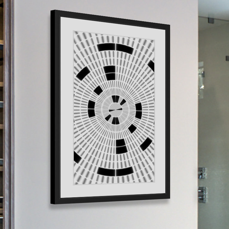 " Concentric Circles ", 36" H x 24" W x 1.5" D