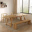 Table de salle à manger moderne et simple en bois massif-106973300
